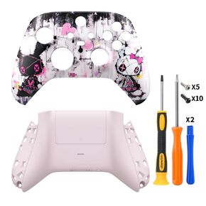 eXtremeRate Custom Lovely Punky Bunny Patterned Shell for Xbox Series X|S + Bottom Shell for Xbox Series X/S Controller