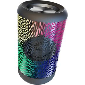 Bluetooth Speakers Wireless, 24H Playtime, Outdoor IPX6 Waterproof, 90dB Loud Sound, Stereo Pairing, Portable with Color Party Lights, Camping Light, Support USB, Aux & TF Card (T10 Pro RGB)