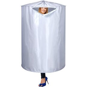 Portable Changing Room Pop Up Changing Tent - Camping Privacy Shower Toilet Tent Curtain for Outdoor Boat - Pop Up Pod Dressing Room Tent with Carry Bag, Easy Set Up, Foldable(Silver)