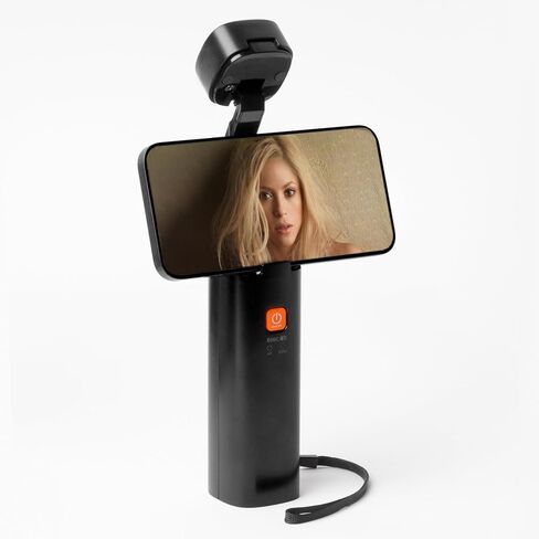 Small Rechargeable Lamp, Cordless Desk Lamp with Power Bank, Flashlight Battery Powered, Rechargeable Table Lamp, Emergency Lights for Home, Portable Camping Light with Phone Holder, Black in Saudi Arabia