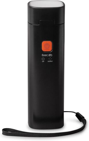 Small Rechargeable Lamp, Cordless Desk Lamp with Power Bank, Flashlight Battery Powered, Rechargeable Table Lamp, Emergency Lights for Home, Portable Camping Light with Phone Holder, Black in Saudi Arabia