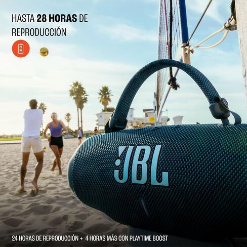 JBL Charge 6 - Portable Waterproof & Drop-Proof Bluetooth Speaker, Bold Pro Sound with AI Sound Boost, 28Hrs of Playtime, Built-in powerbank & Comes with a Sturdy/Removable Carrying Strap (Blue) in Saudi Arabia