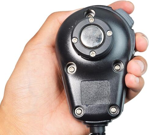 UAYESOK Magnet CB Mic Holder, Portable Vehicle Mic Clip Mount for Mobile Ham Radio Handheld Speaker mics with Round Knob in Kuwait