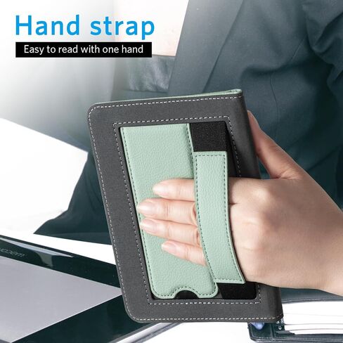 CoBak Case for 6" E-Reader - PU Leather Smart Cover with Auto Sleep/Wake & Hand Strap, not Compatible with Kobo Clara,Tranquil Bloom in Kuwait