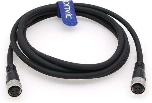 Eonvic Industrial M12 A Code 4 Pin Female to Female Connector Molded PVC Aviation Sensor Cable (3m) in Saudi Arabia