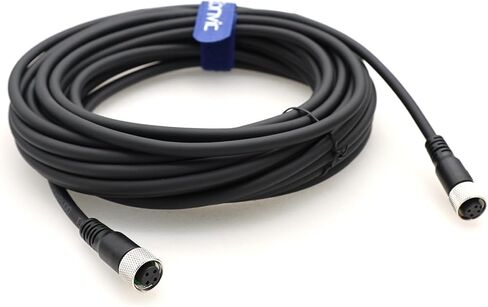 Eonvic Industrial M12 A Code 4 Pin Female to Female Connector Molded PVC Aviation Sensor Cable (3m) in Saudi Arabia