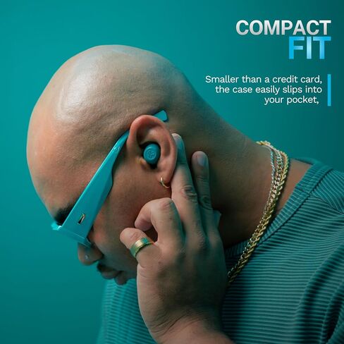 JLab Go Pop ANC ANC True Wireless Facbuds & Charging Case ، Purple Purple الشفافة ، إلغاء الضوضاء النشط ، برامج تشغيل 10 مم ، الاتصال المزدوج ، تخصيص صوتك مع التطبيق ، كن على دراية بالوضع ، Google Fast Pair in Kuwait