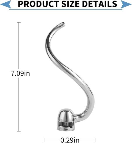 Stainless Steel Paddle Attachment Rust-Resistant Compatible with KitchenAid 5-6QT Mixer, Bowl Lift Stand Mixer Attachment for Quick Kneading of Bread, Pasta, Cookies, Pizza, Etc. Dishwasher Safe in Saudi Arabia