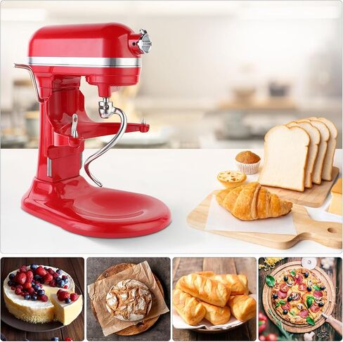 Stainless Steel Paddle Attachment Rust-Resistant Compatible with KitchenAid 5-6QT Mixer, Bowl Lift Stand Mixer Attachment for Quick Kneading of Bread, Pasta, Cookies, Pizza, Etc. Dishwasher Safe in Saudi Arabia