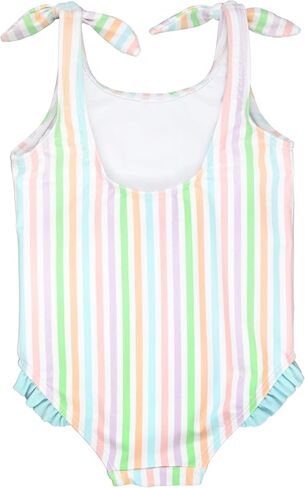 RuffleButts Marine Glow Tie Shoulder One Piece - 3T in Saudi Arabia