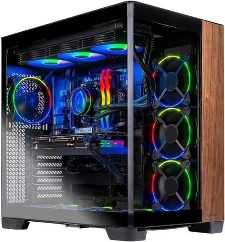Skytech Rampage Gaming PC Desktop, Ryzen 7 9700X 3.8 GHz (5.5GHz Turbo Boost), NVIDIA RTX 5070 Ti 16GB GDDR7, 1TB Gen4 SSD, 32GB DDR5 RAM 5600 RGB, 850W Gold PSU, 360mm ARGB AIO, Wi-Fi, Win 11 in Saudi Arabia