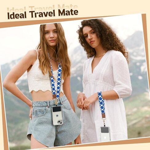 Timovo Phone Lanyard Crossbody Wrist Strap ، حزام هاتف قابل للتعديل للسرقة لجميع حالات الهاتف ، الشبل الشامل للهواتف المحمولة للنساء والرجال ، الأسود in Saudi Arabia