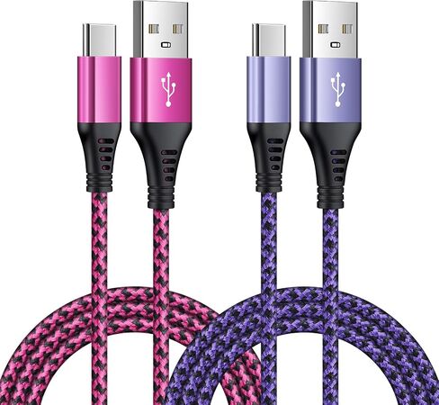 [2-Pack,6FT]USB Type C Cable Fast Charging for Google Pixel 6,Android Charger Cable Type C Charging Cord for Google Pixel 8 Pro/8/7a/7 Pro/6 Pro/6a/5a/4a/5;Samsung Galaxy S24/S23/S22/S21Ultra/A54/A34 in Saudi Arabia