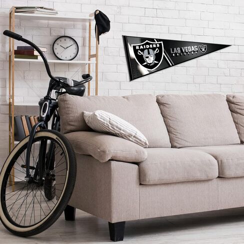 Rico Industries NFL Los Angeles Chargers Soft Felt 12X30 Pennant W/ Header Card 12' x 30' Felt Wall Décor Pennant - Great for Home/Bed Room/Man Cave Décor in Saudi Arabia