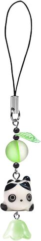 Agromusk Cat Phone Charms ، Kitty Lucky Kitty Bededited مع حزام هاتف زهرة ، Kawaii Y2K Decor Decor in Kuwait