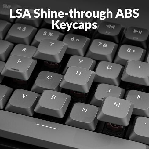 Keychron K3 75% QMK Wireless Mechanical Keyboard, Bluetooth 5.2/Wired Connection Custom Programmable RGB, Hot-Swappable with Low Profile Brown Switch for Mac Windows Linux - Version 3 in Saudi Arabia