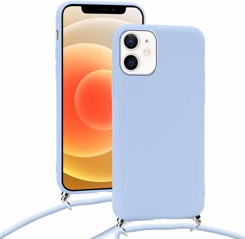 Crossbody Lanyard Phone case for iPhone 16 Pro Max 6,9 inch, Silicone Phone Cover with Adjustable Necklace Strap Soft Belt Neck Cord Lanyard Shockproof Protective Case - Off-White in Saudi Arabia