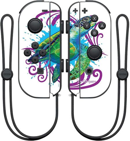 MightySkins Skin Compatible with Nintendo Joy-Con Controller - Kissing Dolphins | Protective, Durable, and Unique Vinyl Decal wrap Cover | Easy to Apply, Remove, and Change Styles | Made in The USA in Saudi Arabia