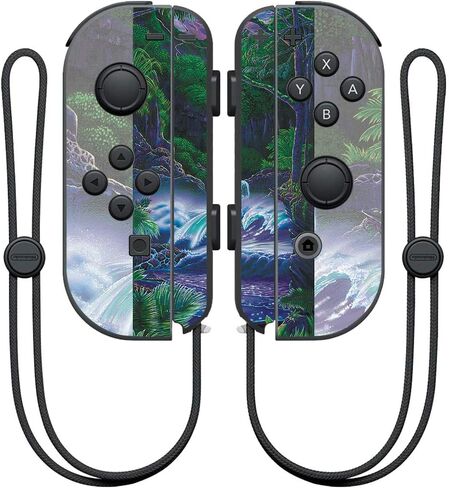 MightySkins Skin Compatible with Nintendo Joy-Con Controller - Kissing Dolphins | Protective, Durable, and Unique Vinyl Decal wrap Cover | Easy to Apply, Remove, and Change Styles | Made in The USA in Saudi Arabia