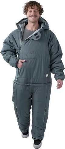 Selk'bag SWYTCH Original Wearable Sleeping Bag & Jacket | Convertible 2-in-1 Design, Water-Resistant, Eco-Friendly for Camping, Hiking, Travel, Skiing and Casual Use in Saudi Arabia