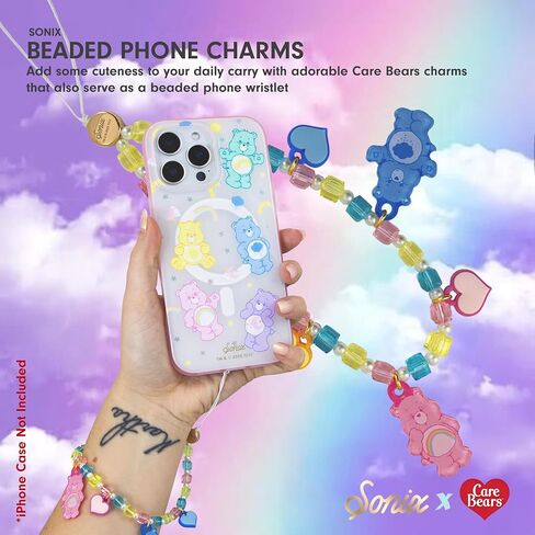 سونيكس X Sanrio سحر الهاتف المذهل | المعصم المزيج ، حزام الهاتف الشامل ، وحبل الهاتف الخليوي القابل للفصل مع سحر السيليكون | Melody X Strawberry Shortcake in Kuwait