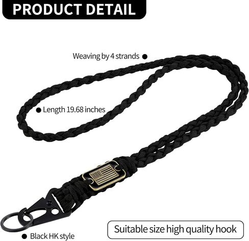 Frienda 2 مجموعة من صافرة قلادة Paracord Lanyard الشاقة in Kuwait