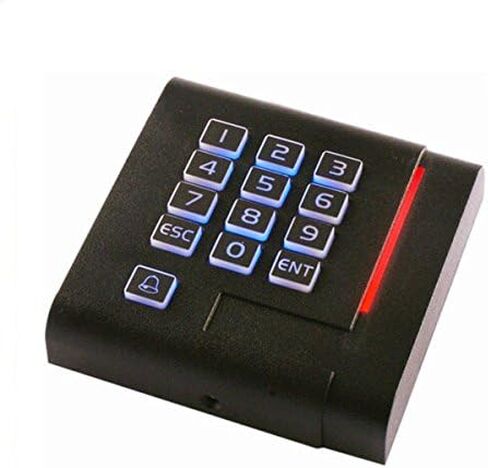 2 Door Access Control Board System 600lbs Electromagnetic Lock Infrared NoTouch Exit Button Keypad Reader 110~240V Power Supply Box USB Enroll Reader Card Key Fob APP remotely Open Door in Kuwait