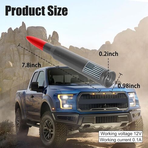 Universal Car Bullet Mount - بديل متين للسيارة متوافق مع شيفروليه ، فورد ، جيب رانجلر ومزيد من السيارات (الذهب) in Saudi Arabia