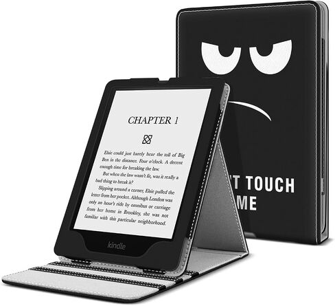 TNP Case Covers for Kindle Paperwhite Cover 11th Generation-2021 / Signature Edition 6.8 Inch eReader with Foldable Stand, Vertical Flip Origami Paper White Cover, Premium PU Leather, Almond Blossom in Saudi Arabia