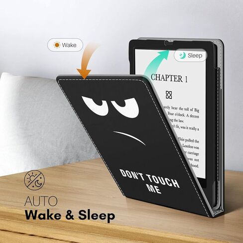 TNP Case Covers for Kindle Paperwhite Cover 11th Generation-2021 / Signature Edition 6.8 Inch eReader with Foldable Stand, Vertical Flip Origami Paper White Cover, Premium PU Leather, Almond Blossom in Saudi Arabia