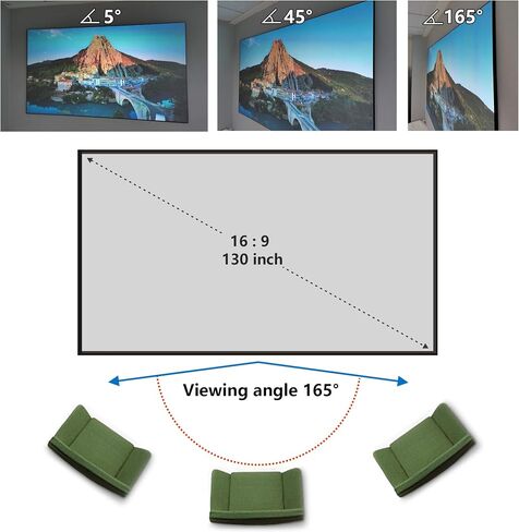 Projector Screen Material Fabric 14x24 inches Color Swatch Black Backing 4K Ultra HD Front Projection EVA Material G/W Samples 2pcs in Saudi Arabia