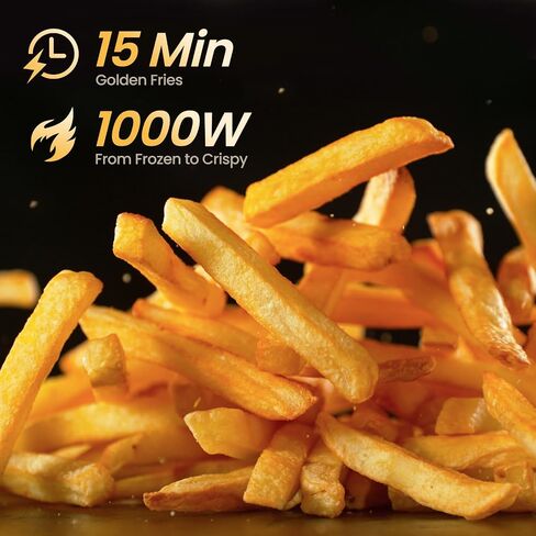 Small Compact Air Fryer, 2.1QT, 4-in-1 Small Mini Airfryer, Bake, Roast, Reheat, 98% Less Oil, Adjustable Temperature Control w/ 60min Timer, Quiet, Nonstick & Dishwasher Safe, BPA-Free, Grey in Saudi Arabia