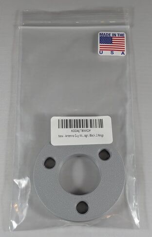 Antenna Guy Wire Anchor Rings, 1-1/4 inch Mast Compatible, 3-Hole Design, Assorted Colors, 1 Ring (Grey) in Saudi Arabia