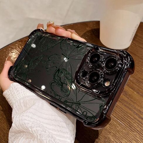 Butterfly for iPhone 16 Pro Max Case Cute White Butterfly case Compatible with Camera Full Coverage, Shockproof Phone Case for iPhone 16 Pro Max(6.9'') for Women Girls Men in Saudi Arabia