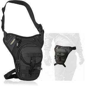 Motorcycle Leg Bag for Men Women Drop Leg Bags Tactical Thigh Bag Outdoor Fanny Pack Leg Harness Bag for Hiking Climbing Cycling Fishing Riding