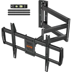 ELIVED Long Arm TV Wall Mount for Most 42-75 Inch TVs, 37.9 Inch Long Extension Corner TV Mount, Full Motion Wall Mount tv Bracket Swivel and Tilt, Holds up to 99 lbs. Max VESA 600x400mm, YD3038