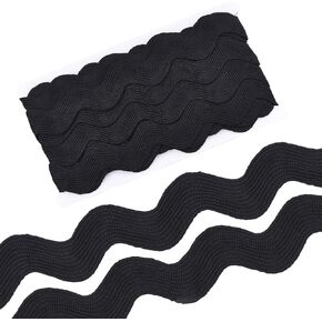 10 ياردة 1.57 بوصة/ 40 مم RIC RAC RAC RIBBON RICK RACK RIPBON WIVE Wide Christmas Wave Bending Fringe Pringe Deting Trimm Ripbons لخياطة صنع خياطة هدايا تغطية الزفاف إمدادات الزفاف