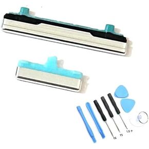 Power On Off Volume Key Side Button Replacement for Samsung Galaxy S21 / S21 Plus, with Toolkit (Black) in Kuwait