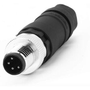 Field Assembly M8 Connector 4-Pin A Coding UTP IP67 Waterproof Industrial Sensor Plug Straight Adapter
