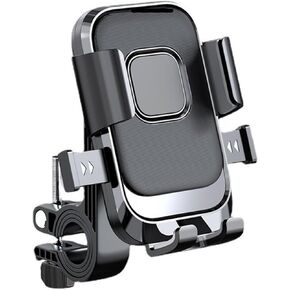 Motorcycle Mountain Bicycle Dirt Electric Road Bike Stroller Moped Ebike Mobility Electric Scooter Ram Phone Accessories 4-7 Inch Phone Clamp Handlebar Holder Mount for Adult Men Women