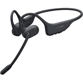 Open Ear Headphones with Mic, Bluetooth Headset with Microphone (AI Noise Cancelling), Bluetooth 5.3 Headphones Dual Connection Sweatproof Wireless Headset with Mic for Work, Running, Workouts
