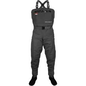 Paramount Outdoors Obsidian Breathable Stockingfoot Chest Fly Fishing Wader Charcoal Grey
