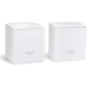 Tenda AX3000 WiFi 6 Mesh System Nova MX12 - Whole Home Covers up to 7000 sq.ft - Dual-Band Mesh Network for 160+ Devices - 1.7 GHz Quad-Core CPU - Replaces Wireless Router - 3-Pack(2025 New Version)