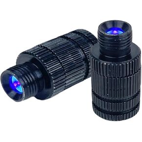2PCS Archery Bow Sight Light - Compound 3/8-32 Led Battery Fiber Optic Bow Sight Light Thread Universal Fit