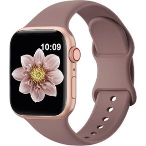 براءات الاختراع سبورت سيليكون نطاقات متوافقة مع Apple Watch Band 38mm 40mm 41mm 42mm 44mm 45mm 46mm 49mm للنساء الرجال ، حزام بديل للرياضة الناعمة لـ Iwatch Bands Series SE 10 9 8 7 5 4 3 2 1 Ultra in Kuwait
