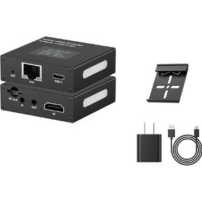 1080P60Hz HDMI Capture Card, UVC Capture Card, Tally Light, Micro SD Card, Hot Shoot, DIN Supported,Video Capture Applicable for Live Game Streaming, Screen Sharing(MiniENC1,No)