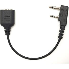K1 to M1 Adapter Cable Compatible with BaoFeng BTECH UV-5R Kenwood 2-PIN Radios NX-1200 NX-1300 NX-P1200 to Motorola M (K1 to M1) in Kuwait