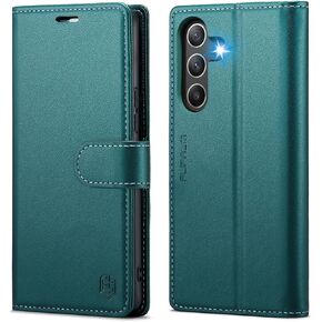 Compatible with Samsung Galaxy A36 5G Wallet Case with RFID Blocking Credit Card Holder, PU Leather Folio Flip Kickstand Protective Shockproof Cover Women Men for Samsung A36 Phone Case (Purple)