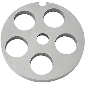 #8 Stainless Steel Meat Grinder Plate Discs Blades Compatible with Meat Grinders,Cutting Disks Heavy Duty (5/8 Hole Plate)