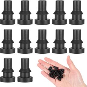 Rubber Feet for Slow Cookers, 12 Pcs Replacement Slow Cooker Legs, Prevent Scratches and Marks, Slow Cookers Insert Accessories (Black)